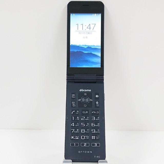 docomo f41c 美品 arrows ケータイ ベーシック F-41C ドコモ ネイビー 送料無料 即決