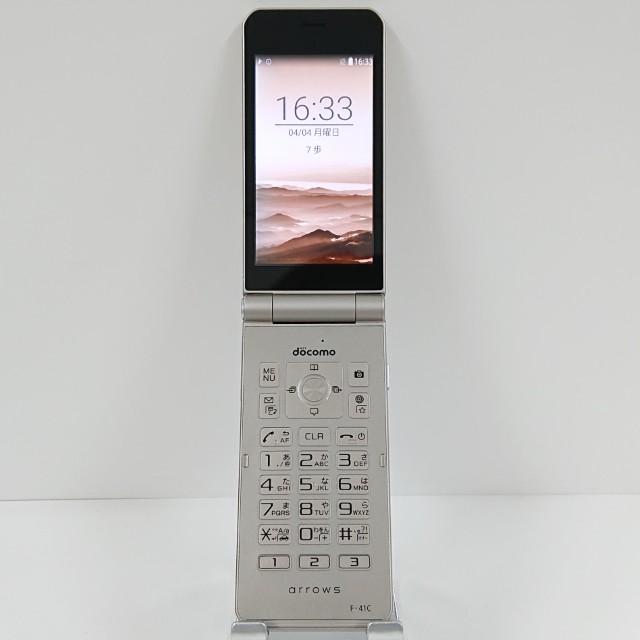 美品 docomo ガラケー arrows F-41C ゴールド arrows ケータイ ベーシック F-41C ドコモ ゴールド 送料無料 即決