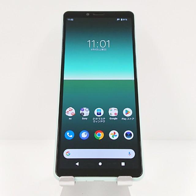 Xperia 10Ⅱ SOV43 ミントau SIMフリー Xperia 10 II SOV43 au ミント 送料無料 即決 本体 c20555 : アーク
