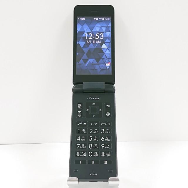 ほぼ新品 docomo KY-41B DIGNO ケータイ DIGNO ケータイ ベーシック KY-41B ドコモ ブラック 送料無料 即決