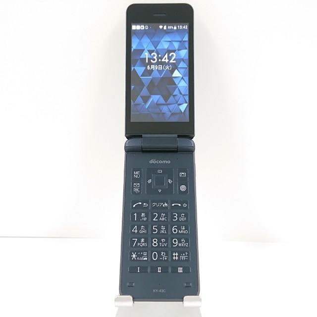 AA5804A docomo DIGNOケータイ KY-43C 動作確認済み DIGNO ケータイ カメラレス KY-43C ドコモ ブラック 送料無料 即決