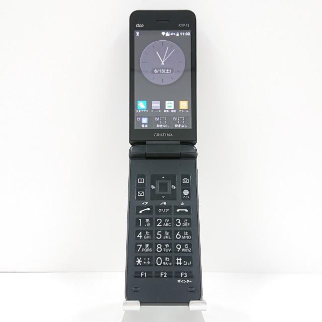 KYF42 5台 GRATINA KYF42 au ブラック 送料無料 即決 本体 c20670 : アーク