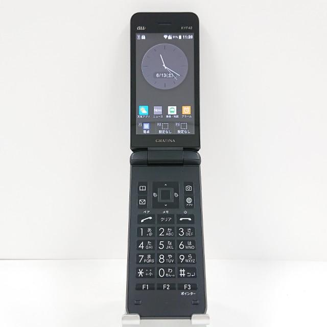 KYF42 5台 GRATINA KYF42 au ブラック 送料無料 即決 本体 c20672 : アーク