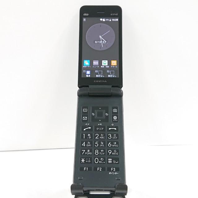 GRATINA KYF42 ブラック GRATINA KYF42 au ブラック 送料無料 即決 本体 c20691 : アーク