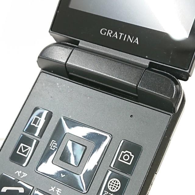 GRATINA KYF42 au ブラック 送料無料 即決 本体 c20691 : アーク