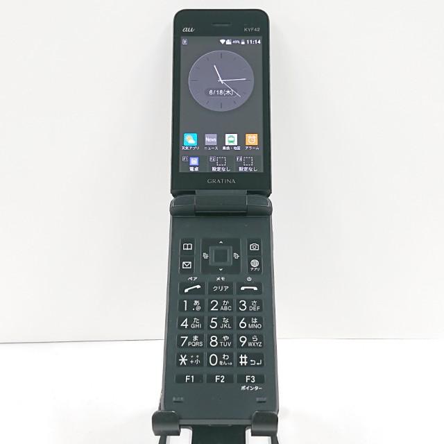 GRATINA KYF42 au ブラック 送料無料 即決 本体 c20811 : アーク