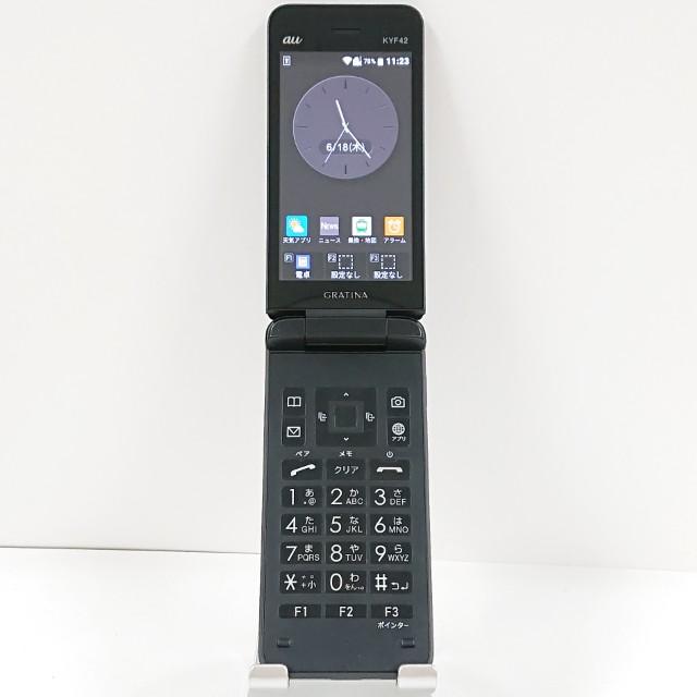GRATINA KYF42 au ブラック 送料無料 即決 本体 c20842 : アーク