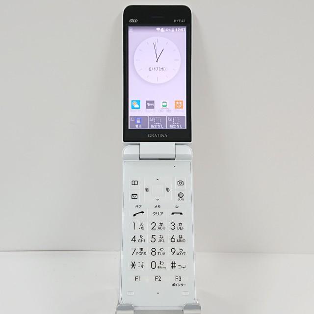 GRATINA KYF42 au ホワイト 送料無料 即決 本体 c20868 : アーク