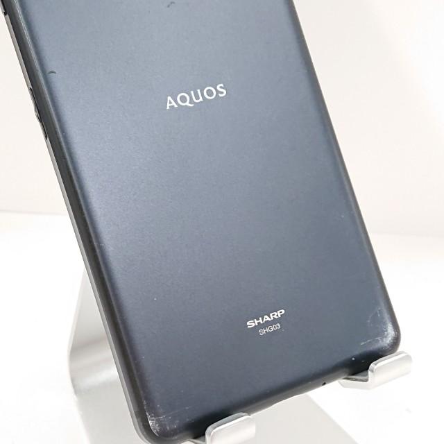 AQUOS sense5G SHG03 au ブラック 送料無料 即決 本体 c20881 : アーク