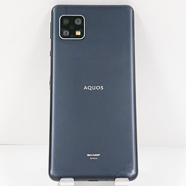 AQUOS sense5G SHG03 au ブラック 送料無料 即決 本体 c20881 : アーク