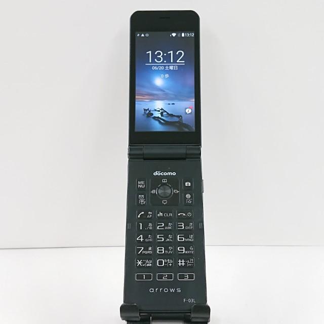 arrows ケータイ F-03L ドコモ ブラック 送料無料 即決 本体 c20888