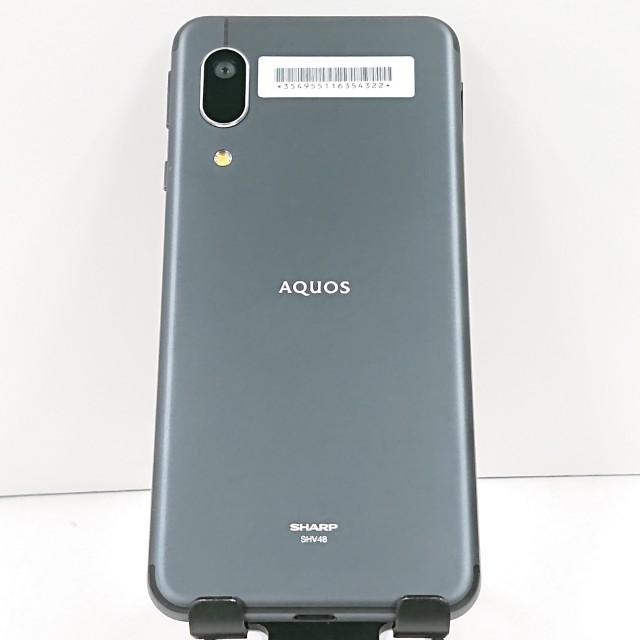 AQUOS sense3 basic SHV48 au ブラック 送料無料 即決 本体 c20978