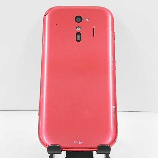 らくらくスマートフォン F-42A ドコモ ピンク 送料無料 即決 本体