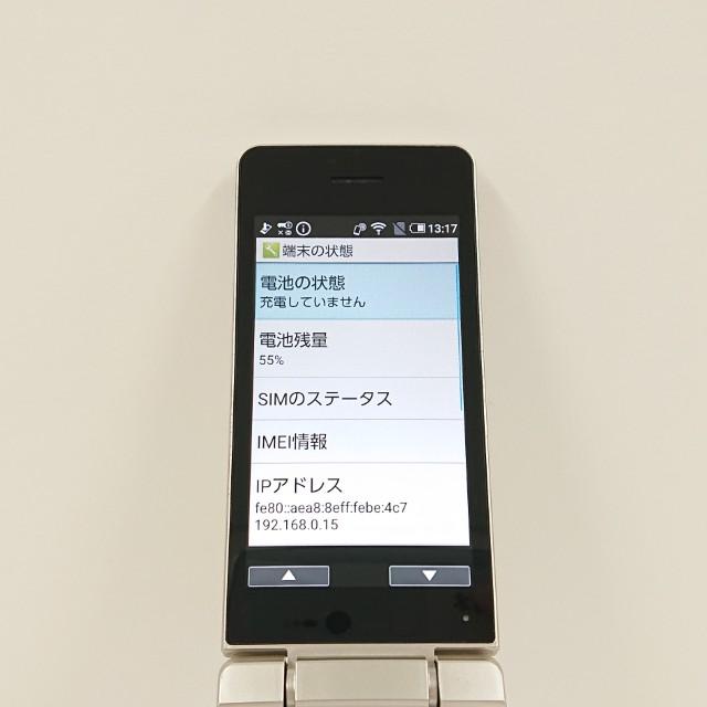 AQUOS ケータイ SH-02L ドコモ ゴールド 送料無料 即決 本体 c20991