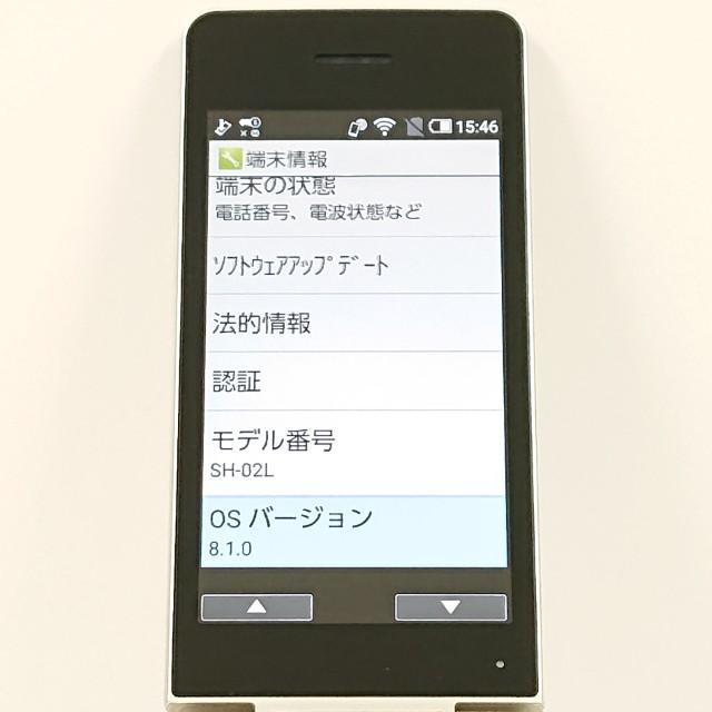 AQUOS ケータイ SH-02L ドコモ ゴールド 送料無料 即決 本体 c20997