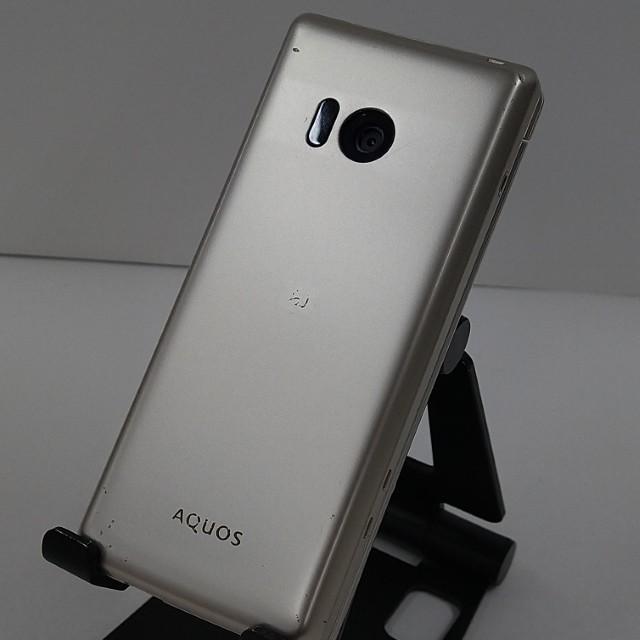 AQUOS ケータイ SH-02L ドコモ ゴールド 送料無料 即決 本体 c21002