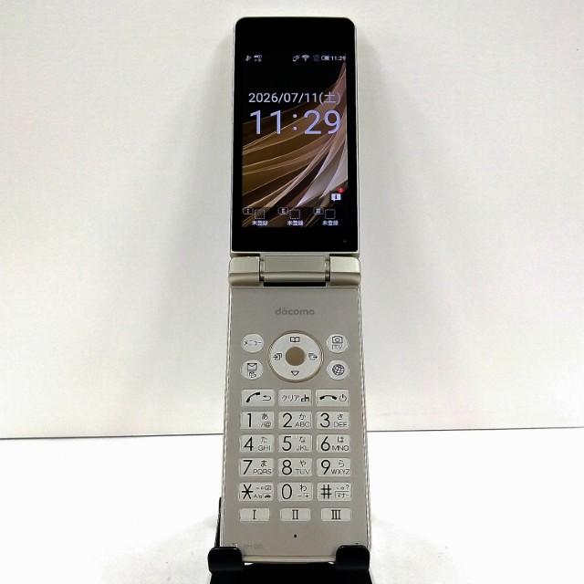 AQUOS ケータイ SH-02L ドコモ ゴールド 送料無料 即決 本体 c21003