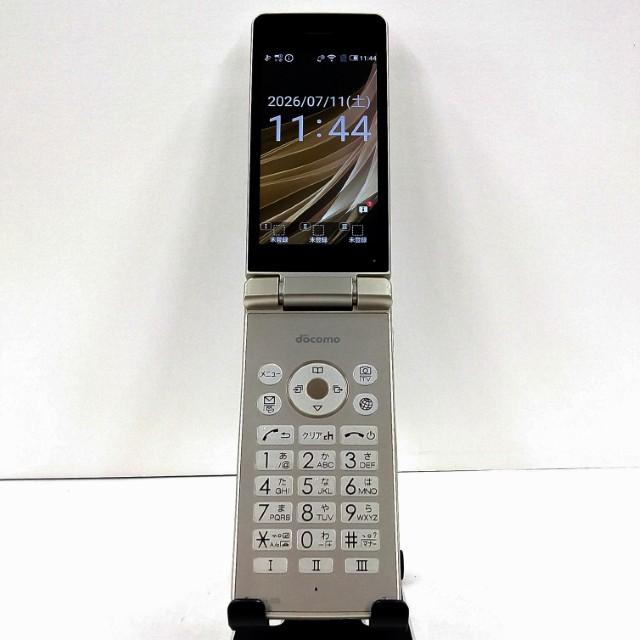 AQUOS ケータイ SH-02L ドコモ ゴールド 送料無料 即決 本体 c21005