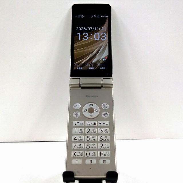 AQUOS ケータイ SH-02L ドコモ ゴールド 送料無料 即決 本体 c21012