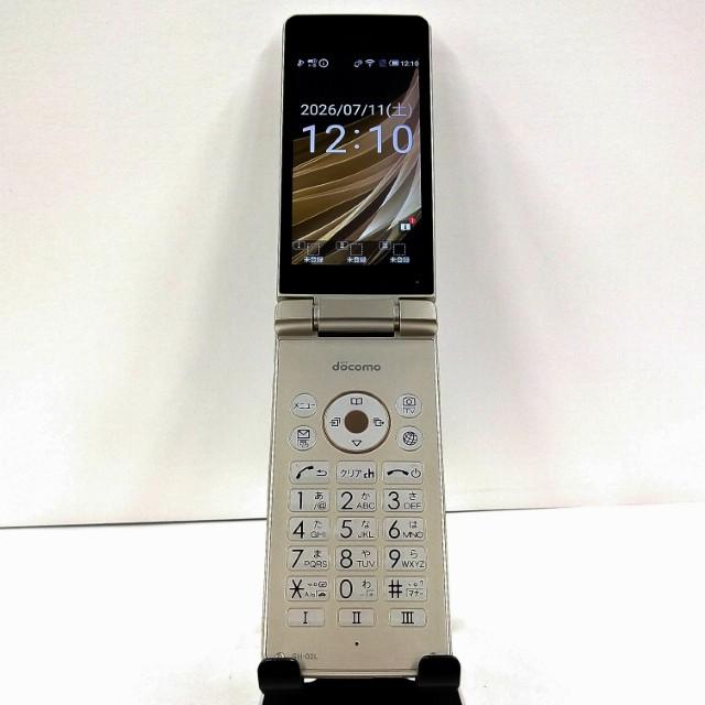 docomo ガラケー　 ゴールド　AQUOS AQUOS ケータイ SH-02L ドコモ ゴールド 送料無料 即決 本体 c21016