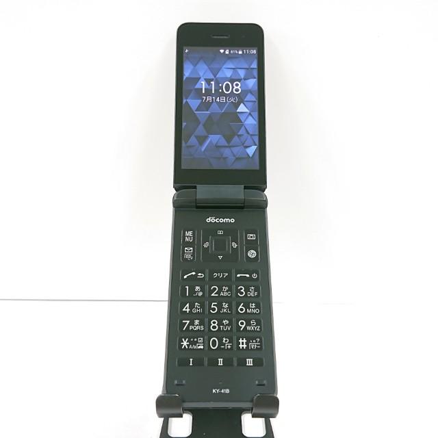 ほぼ新品！ docomo DIGNO ケータイ ベーシック KY-41B 黒 DIGNO ケータイ ベーシック KY-41B ドコモ ブラック 送料無料 即決