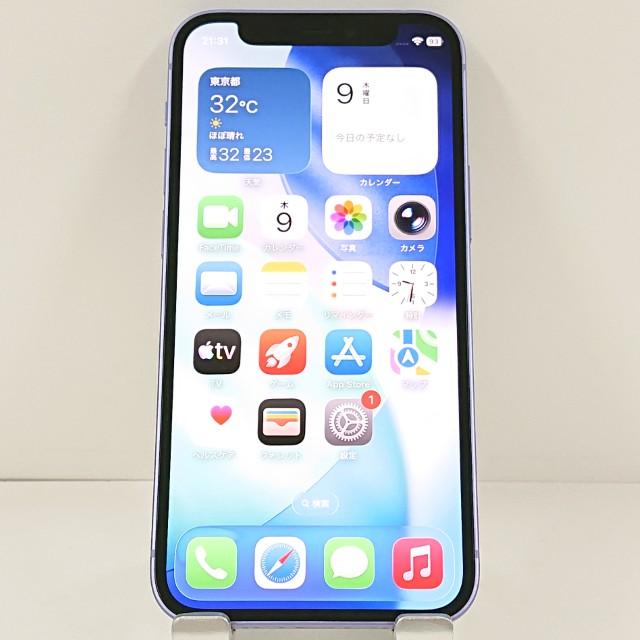 Apple iPhone 12 mini 64GB パープル デモ機 デモ機】iPhone12 mini 64GB au パープル 送料無料 即決 本体 c21386