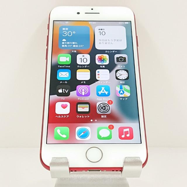 iPhone7 128GB ドコモ レッド 送料無料 即決 本体 c21416 : アーク