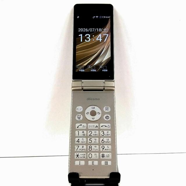 AQUOS ケータイ SH-02L ドコモ ゴールド 送料無料 即決 本体 c21426