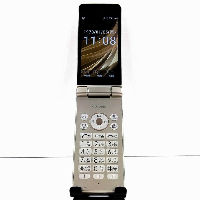 AQUOS ケータイ SH-02L ドコモ ゴールド 送料無料 即決 本体 c21441