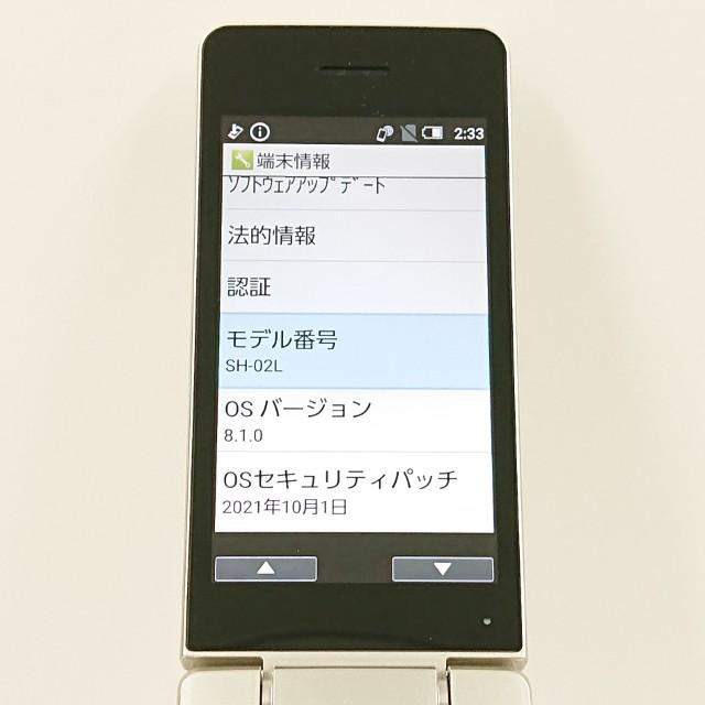 AQUOS ケータイ SH-02L AQUOS ケータイ SH-02L ドコモ ゴールド 送料無料 即決 本体 c21631