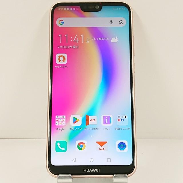 スマートフォン/携帯電話 au版HUAWEI P20lite サクラピンク