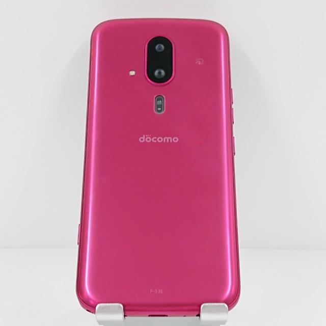 らくらくスマートフォン F-53E ドコモ ピンク 送料無料 即決 本体