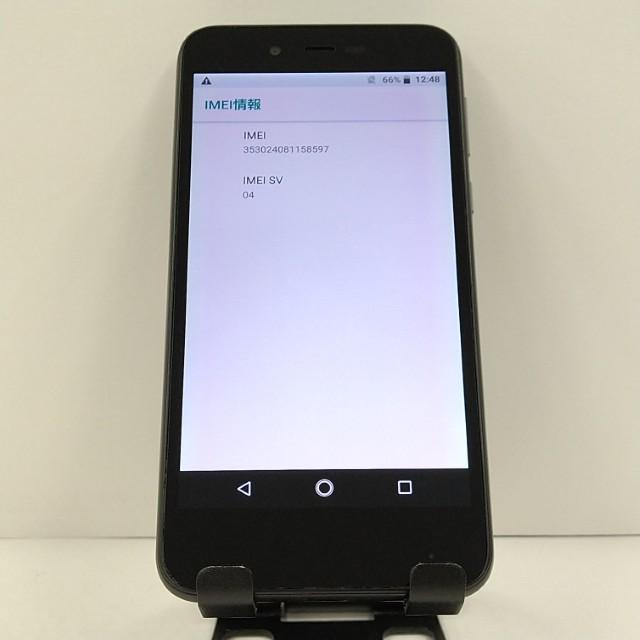 AQUOS sense basic 702SH SoftBank ブラック 送料無料 即決 本体