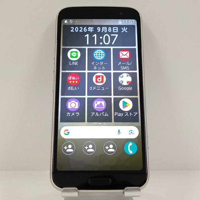 【美品】らくらくスマートフォン F-53E docomo ゴールド らくらくスマートフォン F-53E ドコモ ゴールド 送料無料 即決 本体