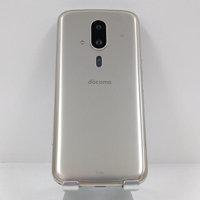 らくらくスマートフォン F-53E ドコモ ゴールド 送料無料 即決 本体