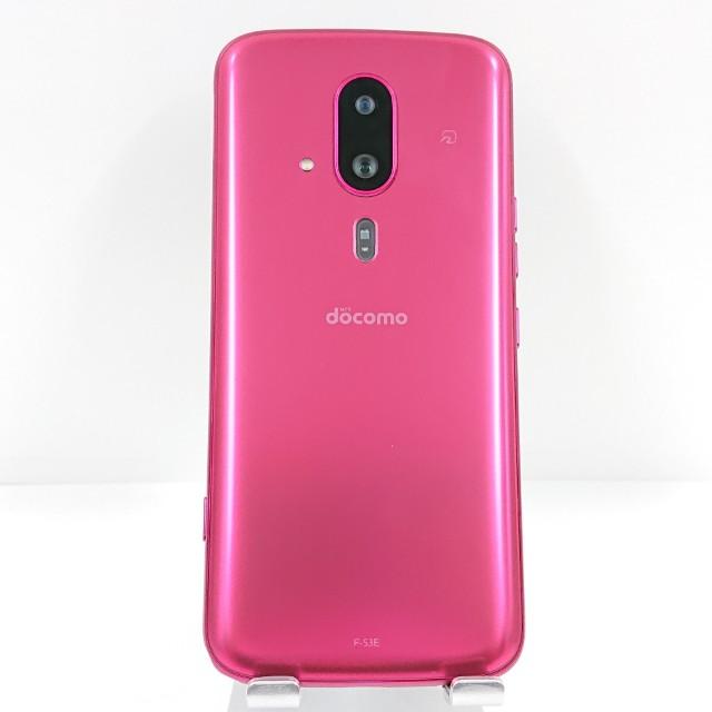 らくらくスマートフォン F-53E ドコモ ピンク 送料無料 即決 本体