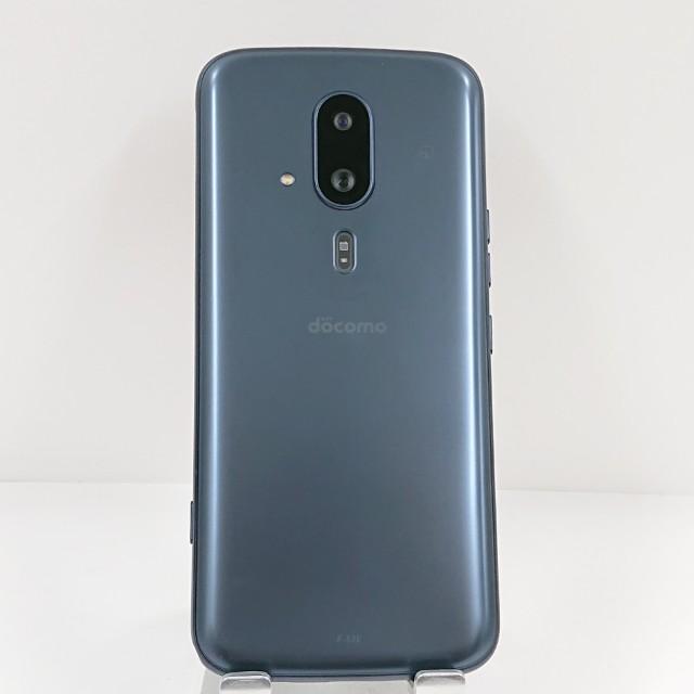 らくらくスマートフォン F-53E ドコモ ネイビー 送料無料 即決 本体