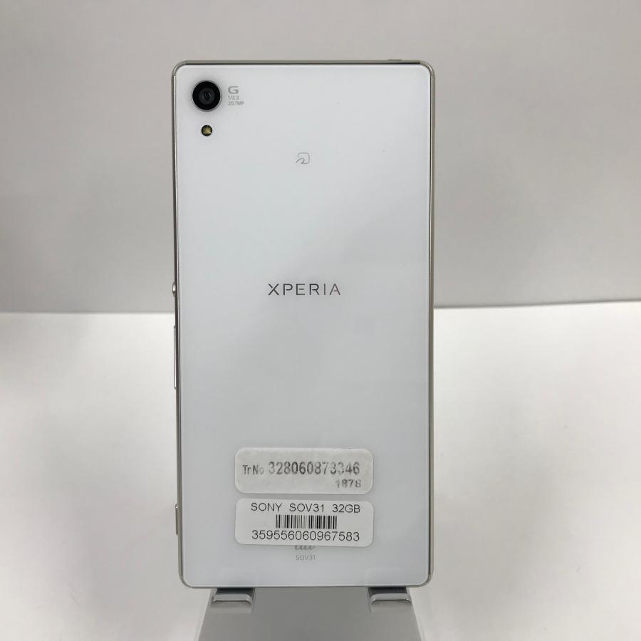SONY - 【美品】Xperia Z4 sov31 Android 本体 au ホワイト Xperia Z4 SOV31 au ホワイト 本体 n05904 : アークマーケット
