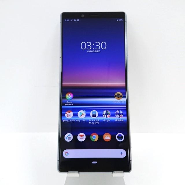 Xperia 1 SOV40 au グレー 送料無料 即決 本体 n07374｜arcmarketmobile｜02