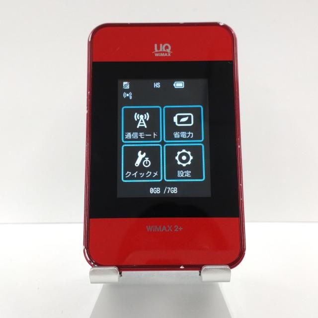 Wi-Fi WALKER WiMAX 2+ HWD15 au レッド 送料無料 即決 本体