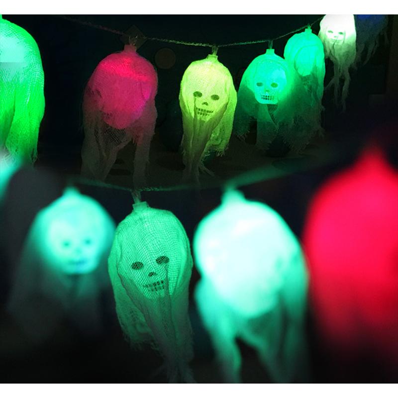 LEDライト ハロウィン イルミネーション ライト 10球 全長2.5M 20球