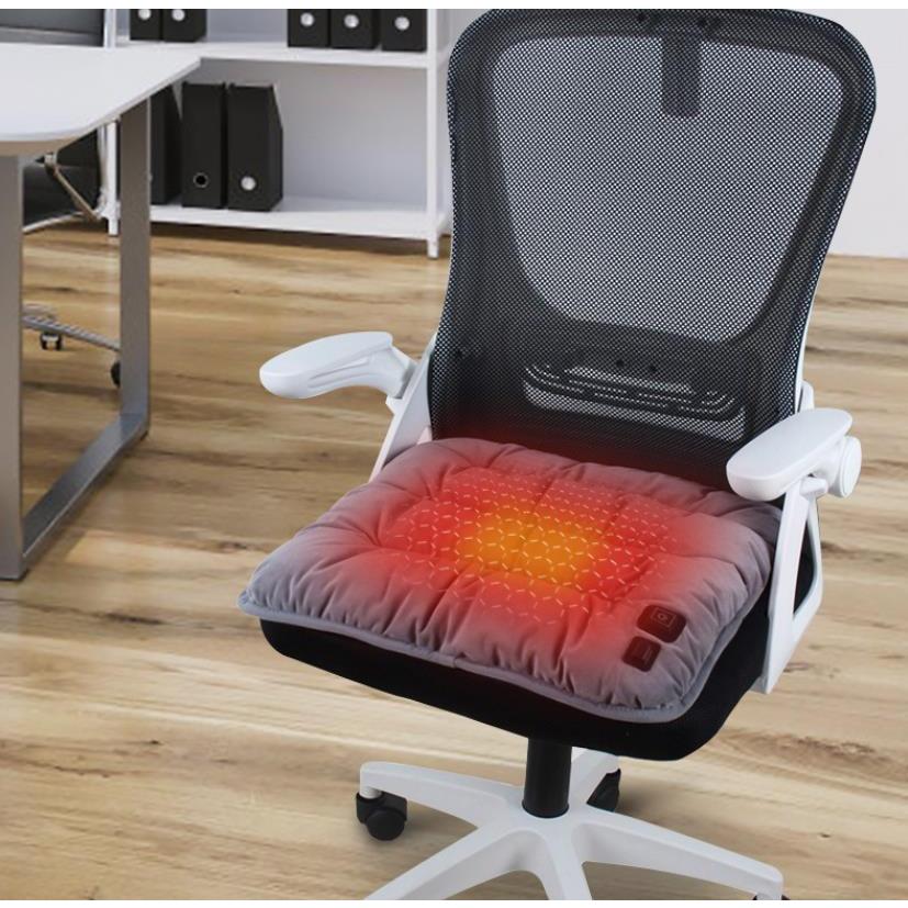ホットマット 椅子 一人用 ホットカーシート USB充電 45*45cm 電気