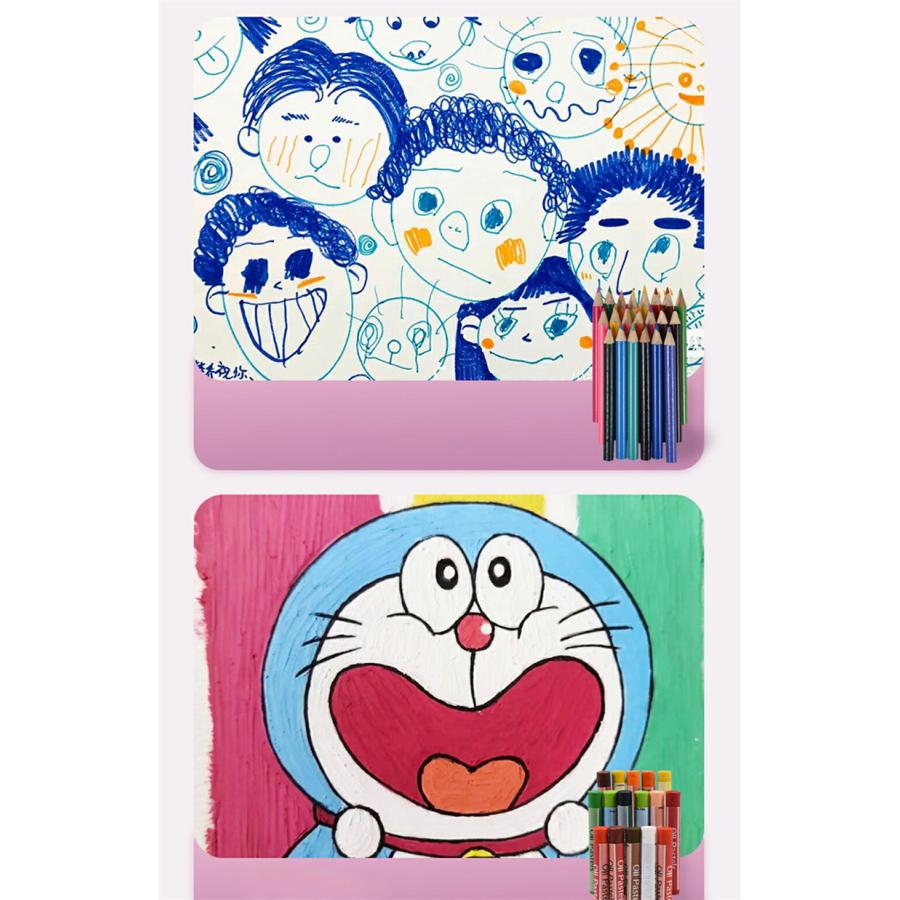 208pcs 】お絵かき文房具 色鉛筆 クレヨン アートセット 文房具セット
