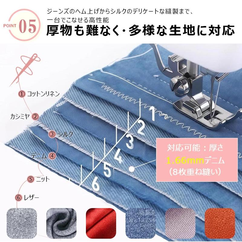 ミシンの決定版！業界最速・最高精度／【ミシン台＆豪華32点縫製