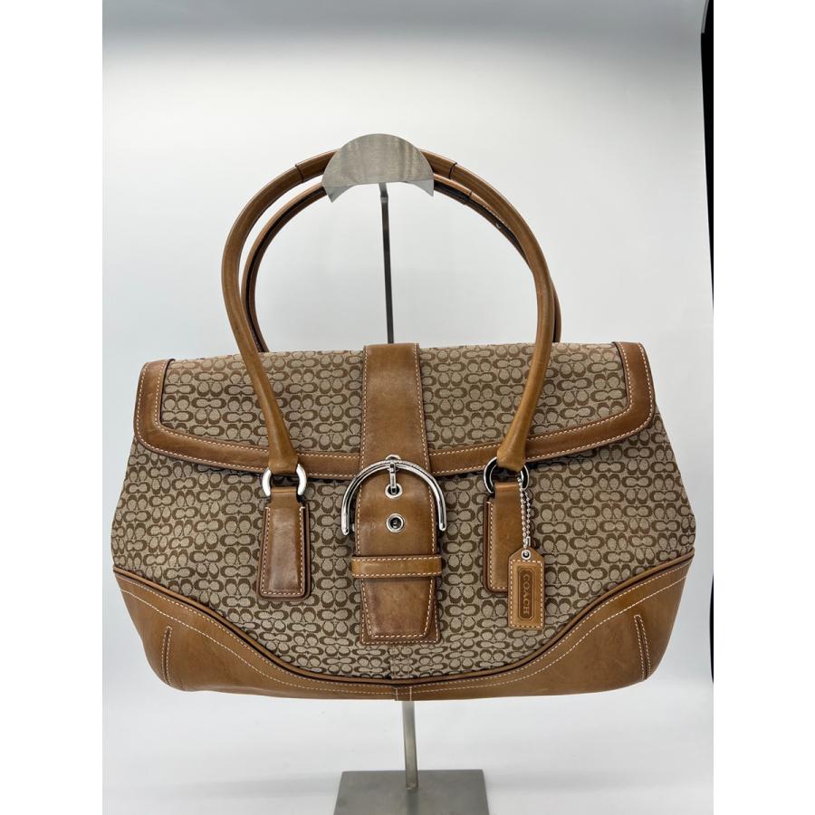 COACH（コーチ） シグネチャー柄 ベルト金具 ハンドバッグ : arco iris 