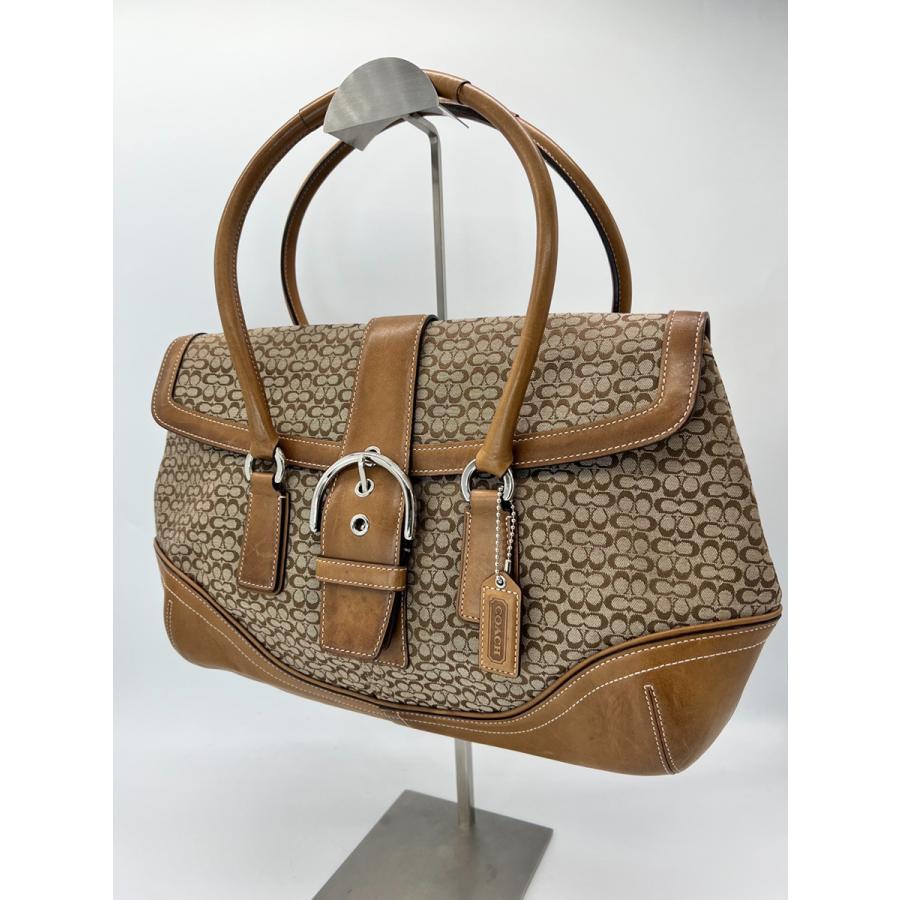 COACH（コーチ） シグネチャー柄 ベルト金具 ハンドバッグ : arco iris