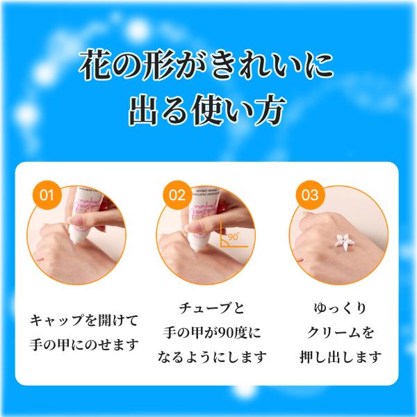 [花の形に絞れる]ジュナムハンドフラワー フリージアの香り 30ml｜シアバター配合 アロエベラ ハンドクリーム 保湿 韓国コスメ ギフト Angellooka |  | 07