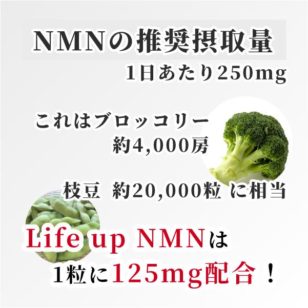 【正規販売店】Life up NMN(60粒)[NMNが1カプセルに125mg配合 コエンザイム レスベラトロール 黒胡椒抽出物]【送料無料(北海道・沖縄・離島を除く)】 |  | 03