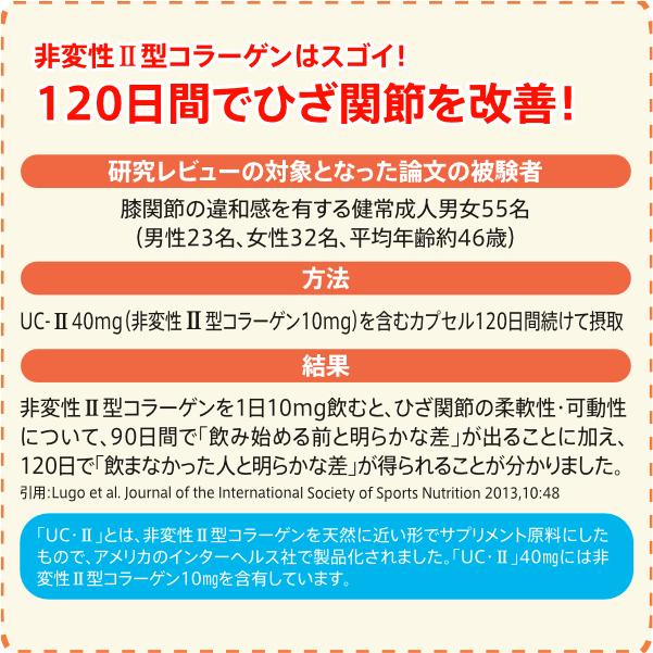 【正規販売店】歩っぷアシストII(60粒)×3箱セット[非変性II型コラーゲン 10mg含有 ひざ関節改善 ]【送料無料(北海道・沖縄・離島を除く)】の画像