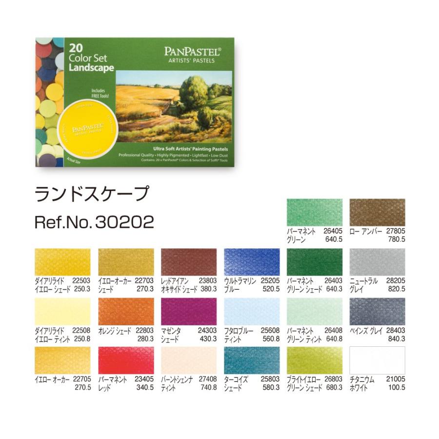 ホルベイン パンパステル 30202 20色セット ランドスケープ : アーク